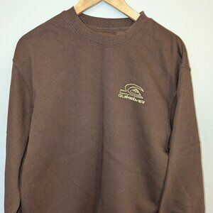 Men's Quiksilver Brown Sweatshirt